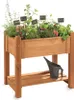 Hochbeet BASIC em Kiefernholz Honig 89,5x59x84,5cm Produktbild-Vorschau 2