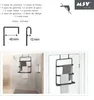 MSV porta appendiabiti da porta, porta asciugamani da porta Anteprima dell’immagine prodotto 8