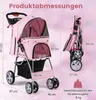 COSTWAY kočík pre psov do 15 kg, kočík pre psov so Náhľad obrázku produktu 3