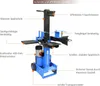 A diagram of a blue log splitter with various features labeled in German. Náhled obrázku produktu