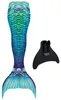 Fin Fun Meerjungfrau FANTASY TEAL S/M Produktbild-Vorschau 1