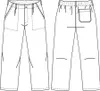 beb GASTRO Herren KOCHHOSE Baumwolle Weiß Pepita 106 Produktbild-Vorschau 5