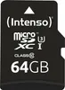 Intenso 64 GB microSDXC UHS-I Professional inkl. SD-Adapter Produktbild-Vorschau 1