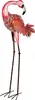 Riesige schöne Metall Figuren Flamingo rosa Gartenfigur Produktbild-Vorschau 1