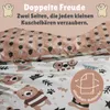 Kinderbettwäsche Set Bär 2-teilig 135x200 80x80 cm - Produktbild-Vorschau 6