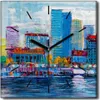 Coloray Uhr auf Leinwand 30x30 cm Wand Uhr Dekoration Produktbild-Vorschau 1