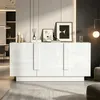 Merax Hochglanz Sideboard mit 3 Türen und 6 Fächern, Produktbild-Vorschau 4