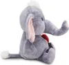 Nici Elefante con cuore magnetico 48 cm Grigio Grigio Anteprima dell’immagine prodotto 4