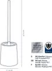 KELA WC kefa Varde mramor 47,5 cm KL-20028 Náhľad obrázku produktu 3