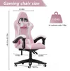 Herní židle Ergonomická - bederním polštářem + opěrka hlavy Náhled obrázku produktu 7