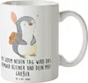 Mr. & Mrs. Panda Teetasse Heimweh überwinden Mut - Weiß - Produktbild-Vorschau 1