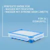 EMSA ijsblokjesbak "Clip & Close 2.0", blauw / transparant Productafbeelding-voorbeeld 4