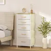 HOMCOM Kommode met 5 lades, gemaakt van vliesmateriaal, met Productafbeelding-voorbeeld 2