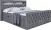 ALTDECOR Boxspringbett mit LED-Beleuchtung Matratze (20 cm Produktbild-Vorschau 2
