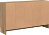 vidaXL Artisan dubový príborník 120x30,5x70 cm materiál na Náhľad obrázku produktu 5