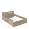 CasaDolce lit pratique MEDIN en couleur chêne Sonoma avec Voir les images du produit 1