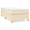Bettgestell ohne Matratze Creme 90x200 cm Stoff Produktbild-Vorschau 1