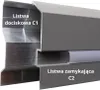 Battiscopa C2 in alluminio Renoplast, profilo terminale, Anteprima dell’immagine prodotto 9