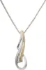 Kettenanhänger Gold und Weißgold 333 Zirkonia JL10-02-3250 Produktbild-Vorschau 1