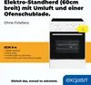 Exquisit ECM 6-4 Elektro-Standherd | Glaskeramik | Ober- / Produktbild-Vorschau 2