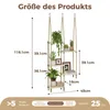 Bamworld Holz Hängepflanzenregal Fenster Boho Deko Innen Produktbild-Vorschau 3