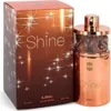 A bottle of Ajmal Shine Eau de Parfum and its packaging are displayed. Náhľad obrázku produktu