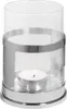 DOMO Windlicht mit Glas - D.13cm - silberfarben - Edelstahl Produktbild-Vorschau 3