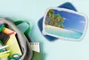 KitchenYeah® Lunchbox Brotzeit Brotdose 17x11 cm Strand - Produktbild-Vorschau 2
