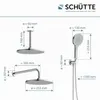 SCHÜTTE KARIBIK Set completo per doccia, cromato/grigio Anteprima dell’immagine prodotto 10