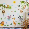 Dschungel Tiere Wandsticker Set Kinderzimmer Jungle Produktbild-Vorschau 5