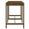 Gartentisch Honigbraun 159,5x82,5x110 cm Massivholz Kiefer Produktbild-Vorschau 5