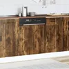 vidaXL Osłona zmywarki Porto, dąb wędzony, 60 x 1,5 x 57 cm Podgląd zdjęcia produktu 3
