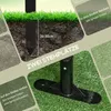 Collage showing different ways to install a garden fence, including stakes and base plates. Náhled obrázku produktu