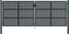 vidaXL Gartentor Anthrazit 400x125 cm Stahl Produktbild-Vorschau 3