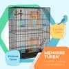 PawHut – ptačí klec s bidýlky, podložkou, odkládací plochou Náhled obrázku produktu 4
