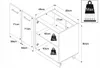 ULWEHOME | Unterschrank 80 cm Weiß matt, Küchenunterschrank Produktbild-Vorschau 3