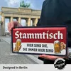 Stammtisch Schild - Blechschild retro als Geschenk für Produktbild-Vorschau 4