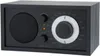 A black Tivoli Audio Model One radio with a silver tuning dial. Produktbild-Vorschau