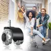 Yakimz kolečka pro kancelářské židle, 360 stupňů rotace bez Náhled obrázku produktu 6