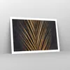 Poster - Poster ohne Rahmen - Blatt golden schwarz - Produktbild-Vorschau 7