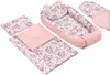 Babynest Set Roses XXL 5-teilig antiallergen mitwachsend Produktbild-Vorschau 4