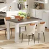 COSTWAY 120x70 cm Esstisch für 4-6 Personen, Produktbild-Vorschau 7
