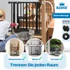 KIDIZ® Absperrgitter zum Klemmen mit Katzenklappe, Produktbild-Vorschau 5