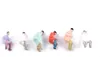 Spur 00 | sitzende Modellbau Figuren 1:72 (100 Stück) Produktbild-Vorschau 3