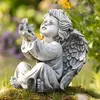 Figur "Engel" aus Polyresin, wetterfest, Engelfigur Produktbild-Vorschau 1
