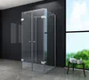 A modern bathroom with a glass shower enclosure. Produktbild-Vorschau