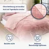 Wellsoft Bettdecke Rosa 155x220 cm – Wendbare Produktbild-Vorschau 3