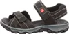 Rieker Damen Echtleder Sandalette schwarz, Damen:38 EU Produktbild-Vorschau 45