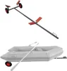 A boat trailer and an inflatable boat with oars. Náhled obrázku produktu