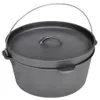 dkd-home-decor Gusseisen Bräter Dutch Oven Schwarz 29,5 cm Produktbild-Vorschau 2
